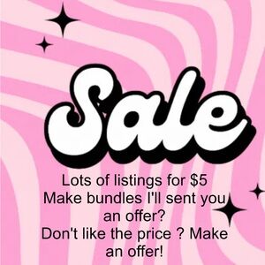 HUGE SALE!! Lots of $5 listings! Share! Share! Share!